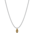 CHOKER RIVIERA COM PINGENTE LETRA